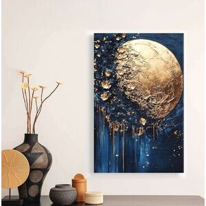 Imagine Tablou decorativ, YNS-1026-80 x 120, Lemn, Multicolor