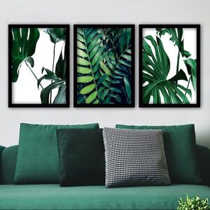 Imagine Set 3 tablouri decorative, 3SC101, Plastic, Multicolor