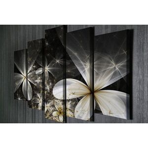 Imagine Set 5 tablouri decorative, BC024, 70 x 20 cm, Multicolor