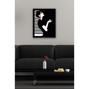 Imagine Tablou decorativ, SC0013, Rama din lemn (grosime 3 cm), Multicolor