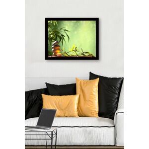 Imagine Tablou decorativ, SC0407, Rama din lemn (grosime 3 cm), Multicolor