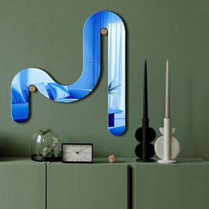 Imagine Oglinda decorativa, Ozgl509, Baza din 100% EVA (Grosime: 10 mm), Albastru
