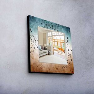 Imagine Oglinda decorativa, MA-020, Cadru din lemn de pin (grosime: 27 mm), Multicolor