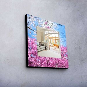 Imagine Oglinda decorativa, MA-072, Cadru din lemn de pin (grosime: 27 mm), Multicolor