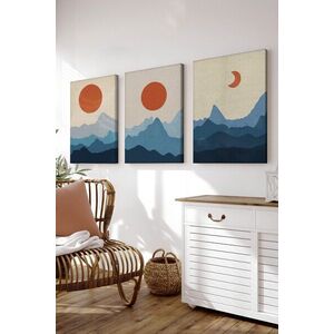 Imagine Set 3 tablouri decorative, 3Cnvs7, Dimensiune: 40 x 60 cm (3 bucăți), Multicolor