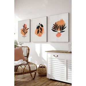 Imagine Set 3 tablouri decorative, 3Cnvs15, 50 x 70 cm, 3 piese, Multicolor