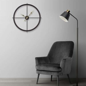 Imagine Ceas de perete, Scandinavian, Dimensiuni: 66 x 66 cm, Negru