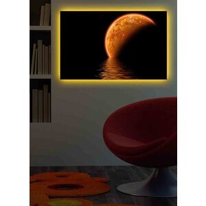 Imagine Tablou decorativ cu lumina LED, 4570DACT-10, Dimensiune: 45 x 70 cm, Multicolor