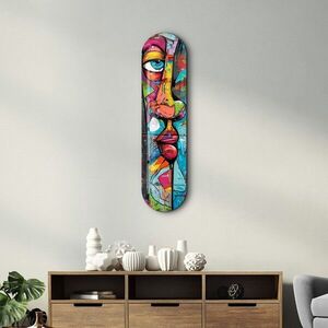 Imagine Tablou decorativ, Face Abstract, Dimensiune: 20 x 80 cm, Multicolor