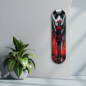 Imagine Tablou decorativ, Joker in Red Suits Fan Art, Dimensiune: 20 x 80 cm, Multicolor