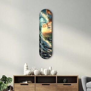 Imagine Tablou decorativ, Sea Gull and Ocean v2, Dimensiune: 20 x 80 cm, Multicolor