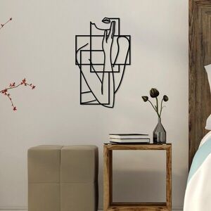 Imagine Decoratiune de perete, Think, Dimensiune: 50 x 30 cm, Negru