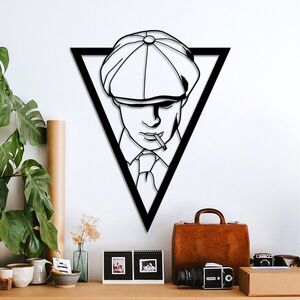 Imagine Decoratiune de perete, Shelby, Dimensiuni: 53 x 42 cm, Negru