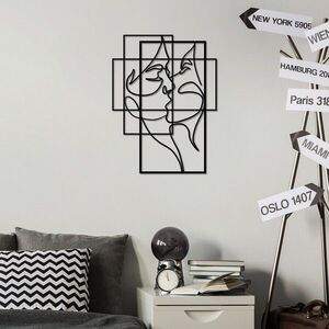 Imagine Decoratiune de perete, Love, Dimensiune: 50 x 37 cm, Negru