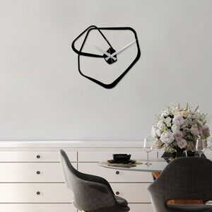 Imagine Ceas de perete, Amorphous, Dimensiuni: 49 x 45 cm, Negru