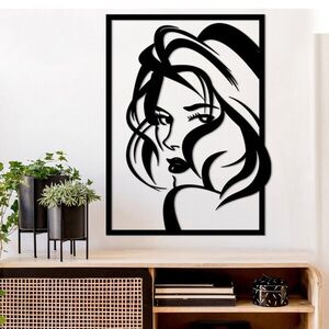 Imagine Decoratiune de perete, Look, Dimensiuni: 56 x 41 cm, Negru