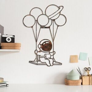Imagine Decoratiune de perete, Rusty Astro 1, Dimensiune: 70 x 44 cm, Maro antichizat