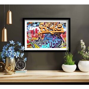 Imagine Tablou decorativ, 3550POP-005, Grosimea cadrului: 20 mm, Multicolor