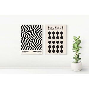 Imagine Set 2 tablouri decorative, Mp2-00106, Imprimare digitala, Multicolor