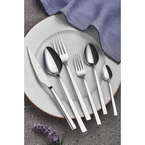 Imagine Set de tacâmuri (36 de piese), L'essentiel Maison, 207PLM1102, Furculiță de masă: 21 x 2, 6 cm (6 bucăți), Crom
