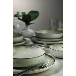 Imagine Serviciu de masa (12 piese), L'essentiel Maison, 710KTP9752, Farfurie: 20 cm (4 bucăți), Verde