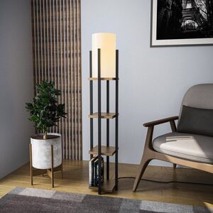 Imagine Lampadar, L'essentiel Maison, 892OPV1157, Negru