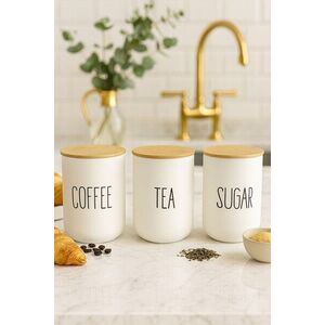 Imagine Set borcane (3 piese), L'essentiel Maison, 335RTN1222, Alb