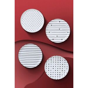 Imagine Set de servire pentru tort (4 piese), L'essentiel Maison, 710KTP3628, Alb/Negru