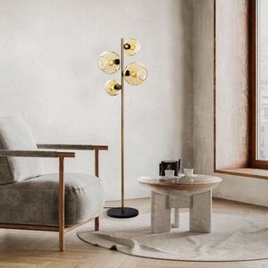 Imagine Lampadar, L'essentiel Maison, 521SHN3661, Galben / Aur