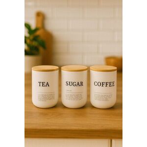 Imagine Set borcane (3 piese), L'essentiel Maison, 335RTN1223, Alb