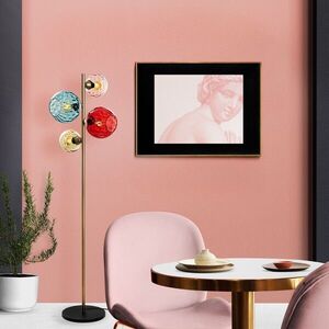 Imagine Lampadar, L'essentiel Maison, 521SHN3663, Multicolor / Auriu