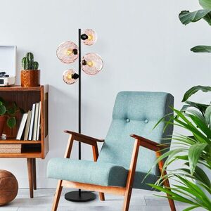 Imagine Lampadar, L'essentiel Maison, 521SHN3654, Roz/Negru
