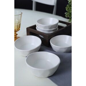 Imagine Set de boluri pentru aperitive (6 piese), L'essentiel Maison, 275KRM2427, Antibacterian, Alb