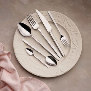 Imagine Set de tacâmuri (36 de piese), L'essentiel Maison, 645DRM1240, Furculiță de masă: 21 x 2, 5 cm (6 bucăți), Argintiu