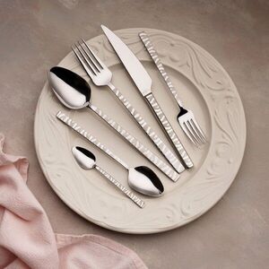 Imagine Set de tacâmuri (36 de piese), L'essentiel Maison, 645DRM1241, Furculiță de masă: 21 x 2, 5 cm (6 bucăți), Argintiu