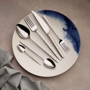 Imagine Set de tacâmuri (36 de piese), L'essentiel Maison, 645DRM1242, Furculiță de masă: 21 x 2, 5 cm (6 bucăți), Argintiu