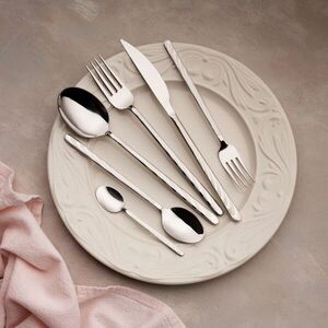 Imagine Set de tacâmuri (36 de piese), L'essentiel Maison, 645DRM1247, Lingură de masă: 21, 4 cm (6 bucăți), Argintiu
