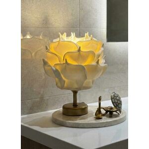 Imagine Lampa de masa, L'essentiel Maison, 627GNT1025, Crem / Auriu antic