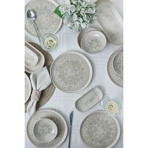 Imagine Set de mic dejun (14 piese), L'essentiel Maison, 275KRM2519, Eco-Friendly, Crem
