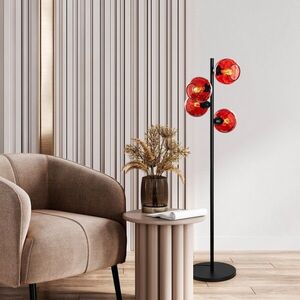 Imagine Lampadar, L'essentiel Maison, 521SHN3640, Roșu/Negru