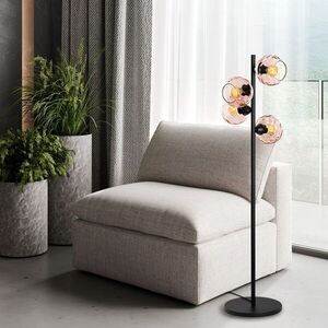 Imagine Lampadar, L'essentiel Maison, 521SHN3642, Roz/Negru