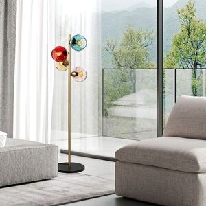 Imagine Lampadar, L'essentiel Maison, 521SHN3651, Multicolor / Auriu