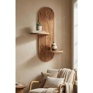 Imagine Raft de perete, Hanah Home, Artmtkwll3, 26x35x13 cm, Stejar
