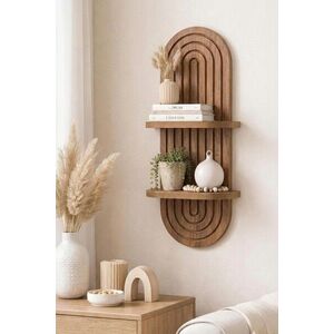 Imagine Raft de perete, Hanah Home, Artmtkwll2D, 26x35x13 cm, Stejar