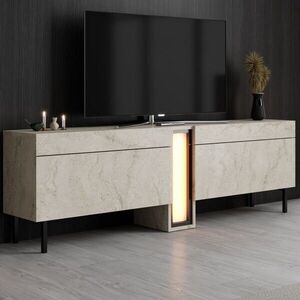 Imagine Comoda TV, Hanah Home, Nova, 180x55x32 cm, Travertin
