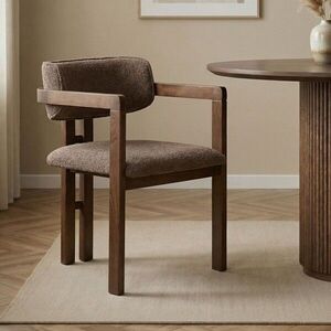 Imagine Scaun, Hanah Home, Toscana, 54x76x54 cm, Maro / Nuc închis