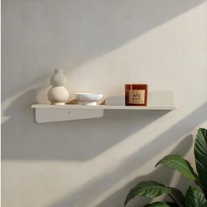 Imagine Raft de perete, Hanah Home, Vlnt123Kr, 60x14 cm, Bej pal