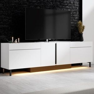 Imagine Comoda TV, Hanah Home, Paris, 180x50x32 cm, Alb