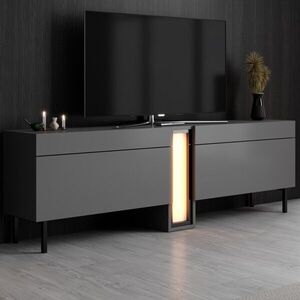 Imagine Comoda TV, Hanah Home, Nova, 180x55x32 cm, Antracit