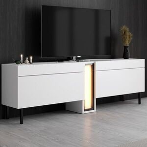 Imagine Comoda TV, Hanah Home, Nova, 180x55x32 cm, Alb